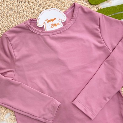 Camiseta Térmica Manga Longa - Rose